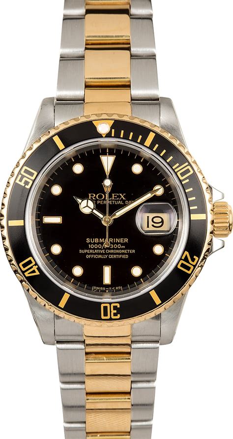 rolex submariner black and gold for sale